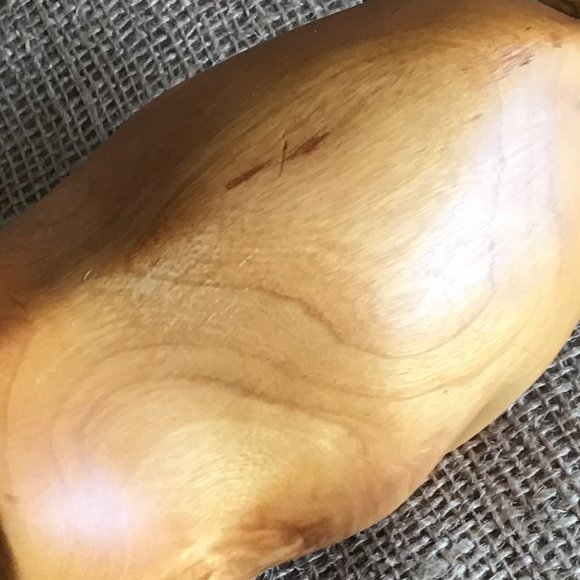 Hippo Hand-Carved Natural Wood Unique Statue - Picture 13 of 13